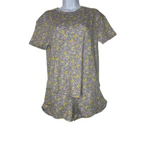 NWT Emerson Road Womens Floral Pajama Short  Set Small Loungewear Sleepwear